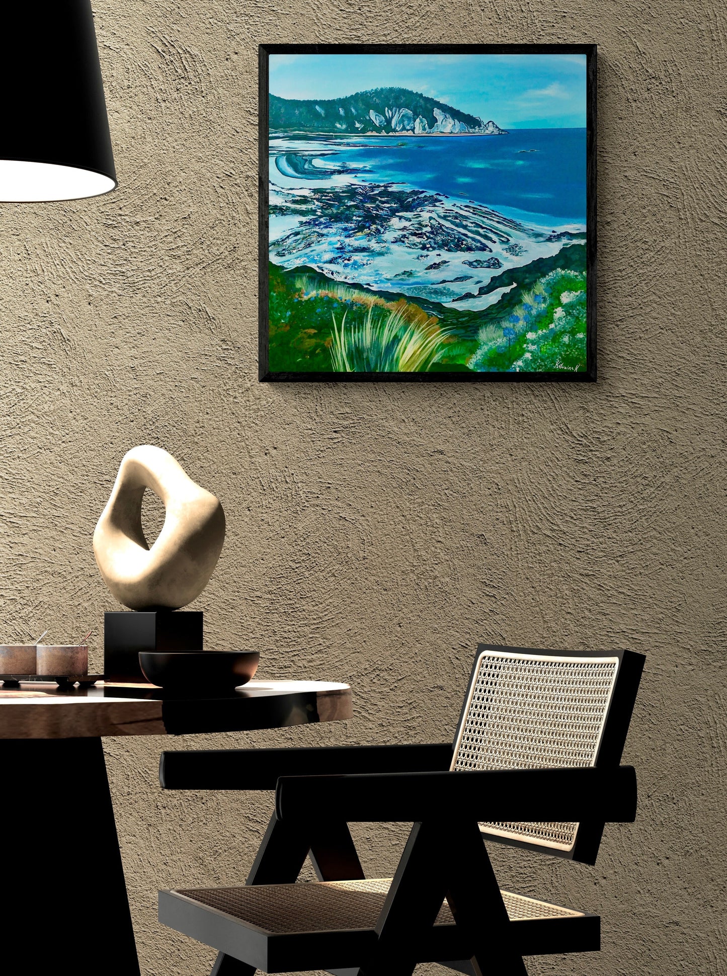 'On The Rocks' canvas print