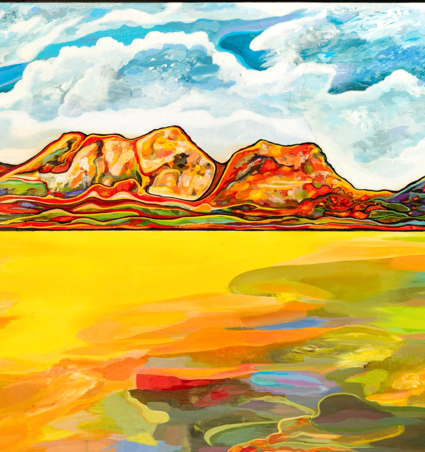 'Bay Of Fiery Hazards' acrylic print