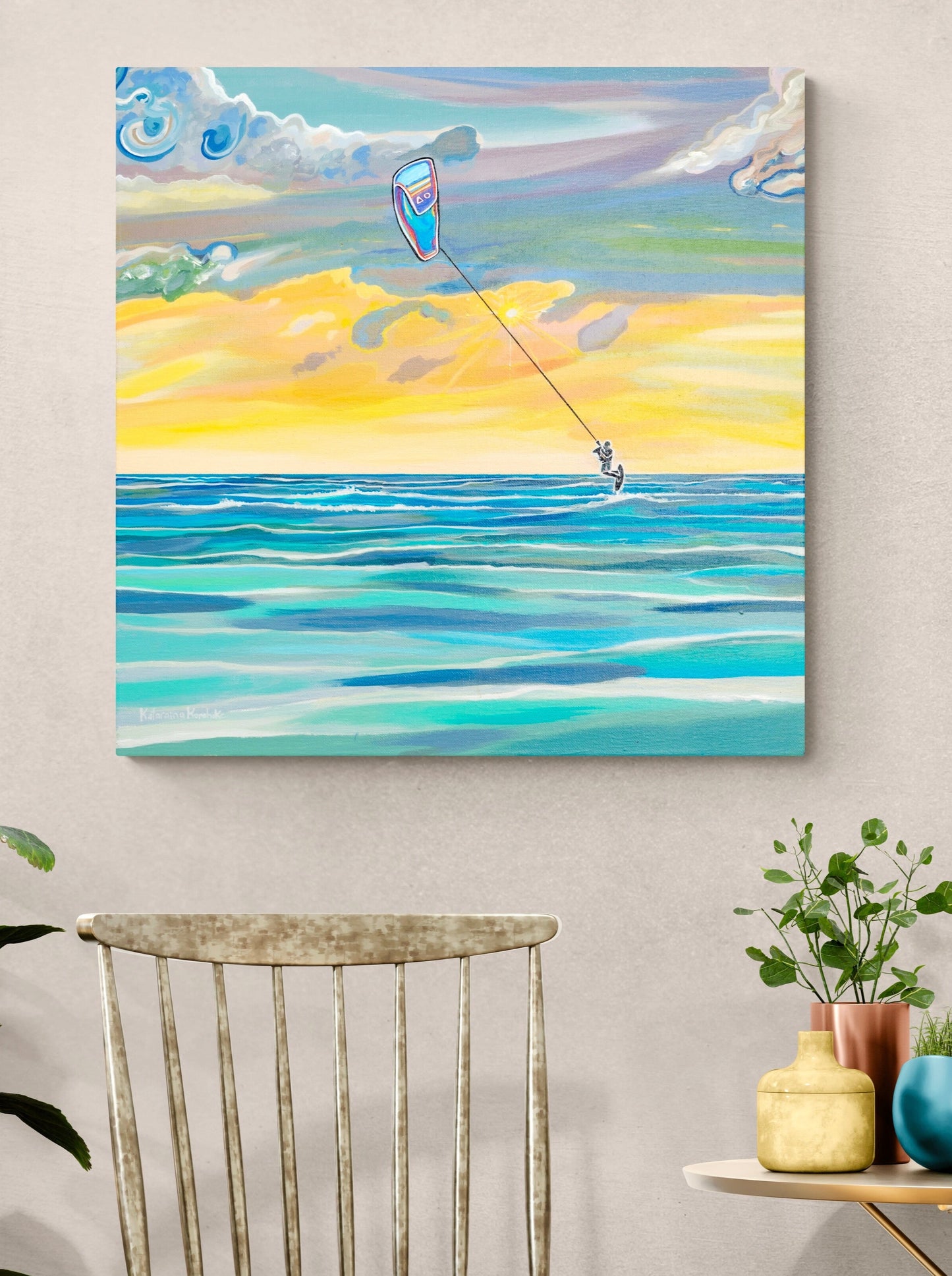 'Best Of Both Worlds' canvas print