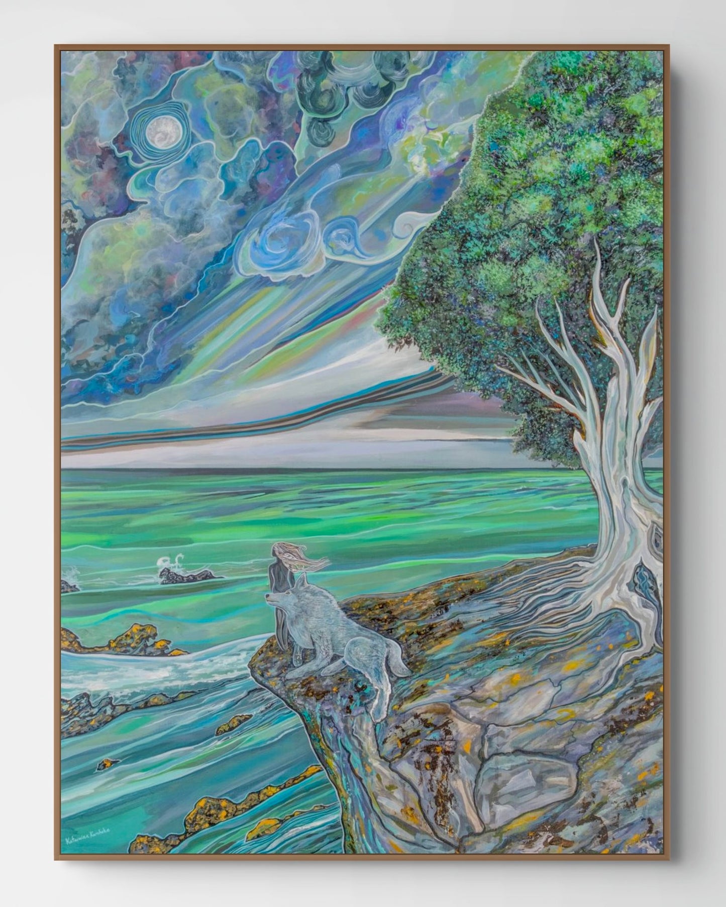 'The Old World' canvas print
