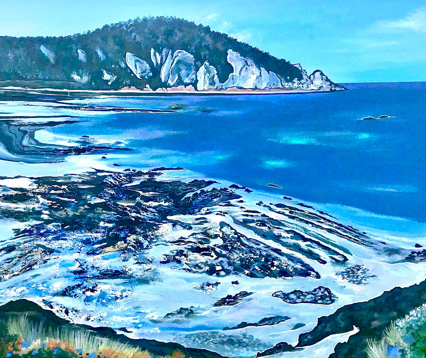 'On The Rocks' canvas print