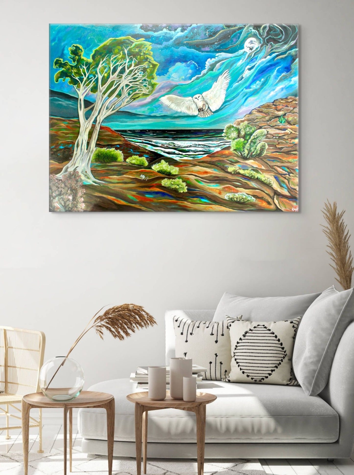 'One FOwl Swoop' acrylic print