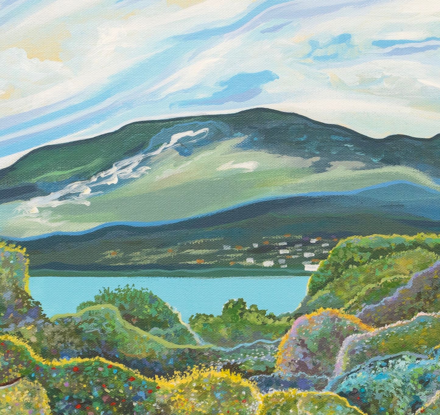 'Mt Wellington Across the Derwent' acrylic print