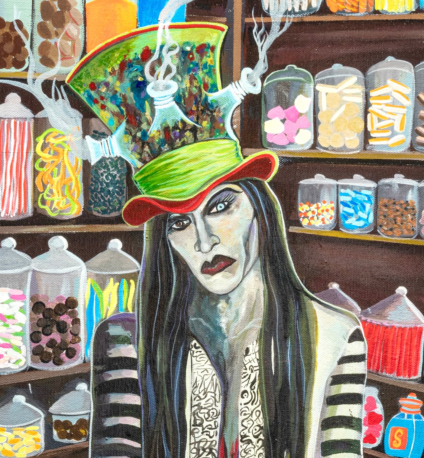 'Seduction of Indulgence' canvas print