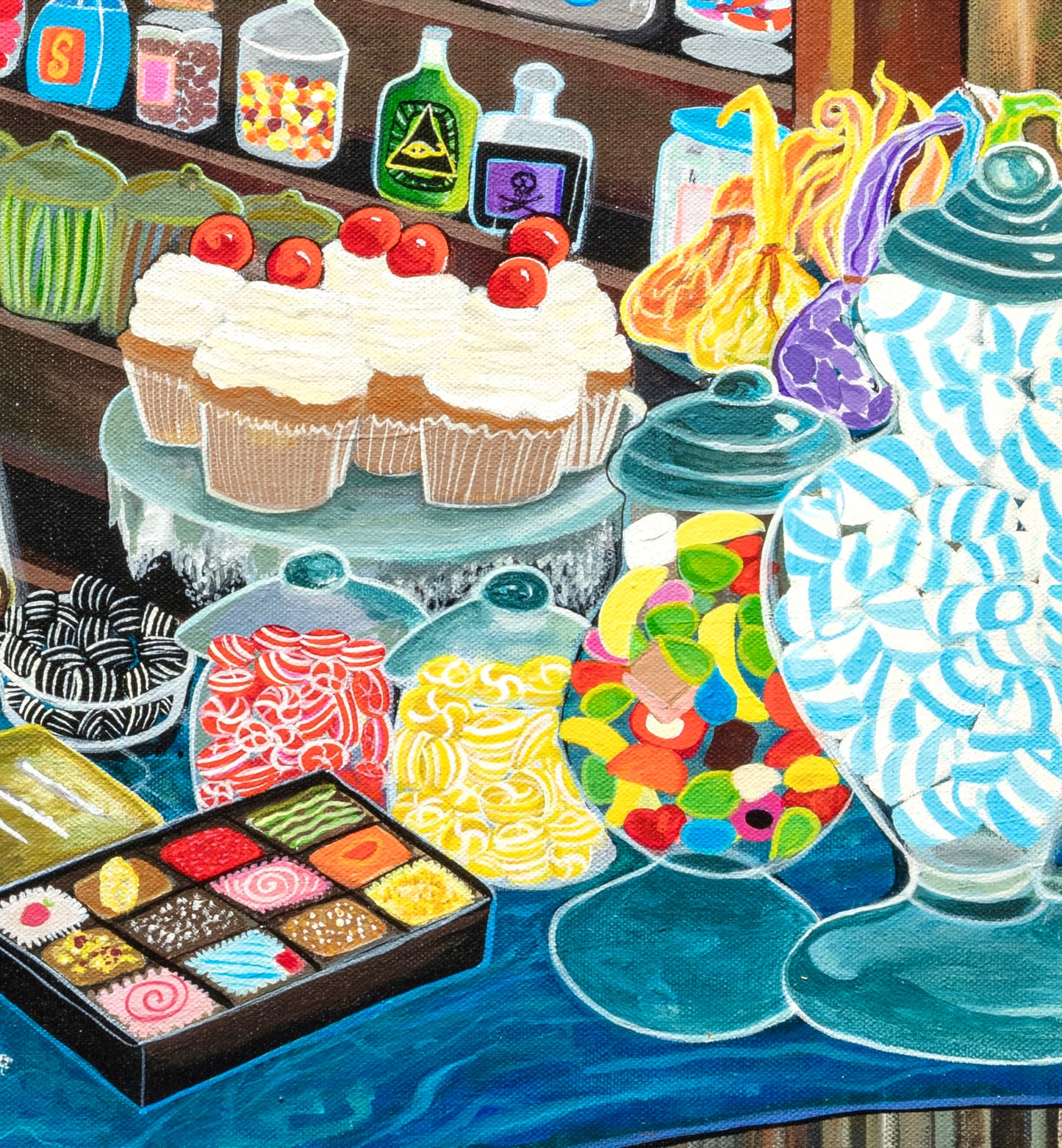 'Seduction of Indulgence' canvas print