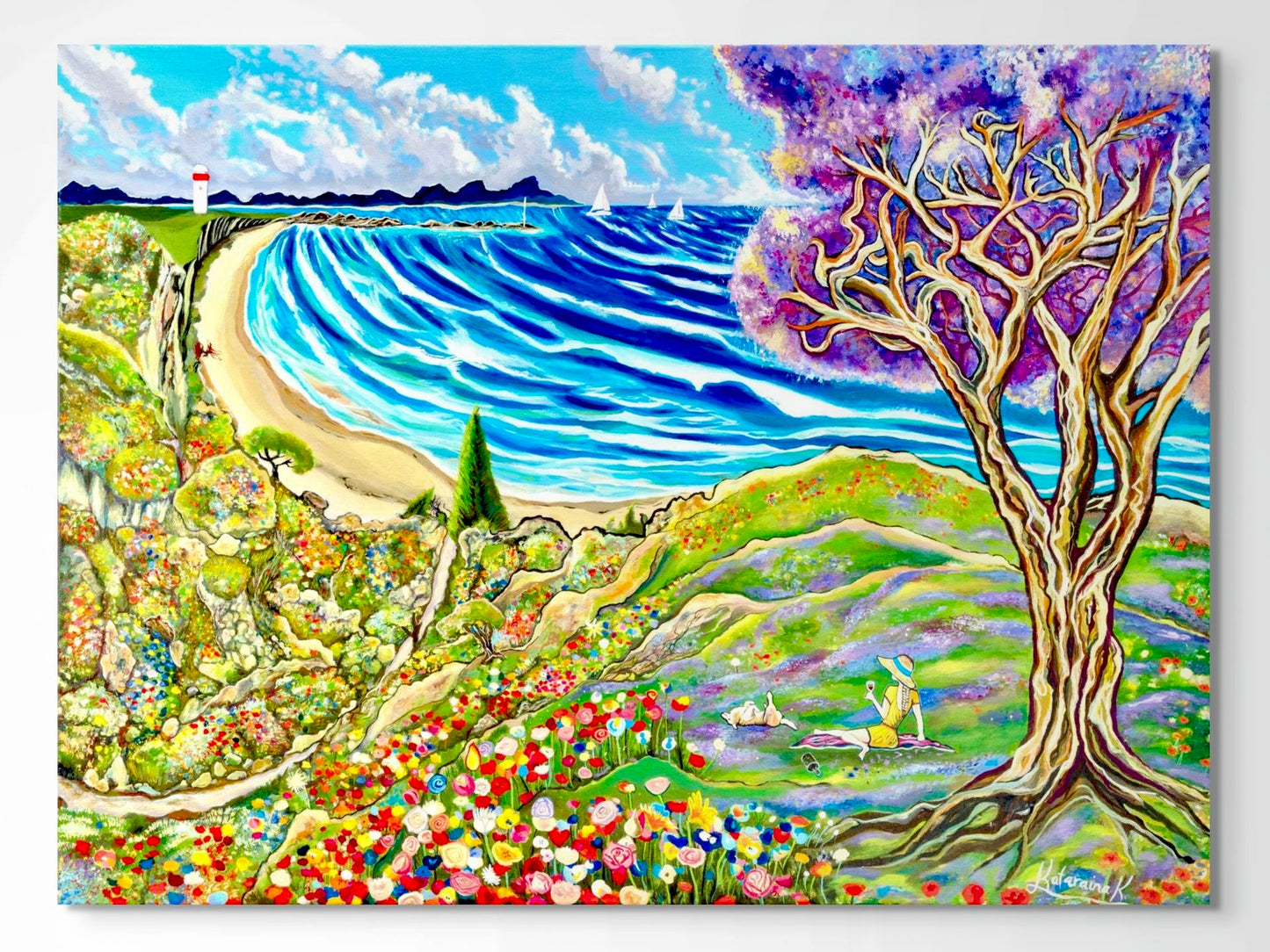 'Inlove With Life' canvas print