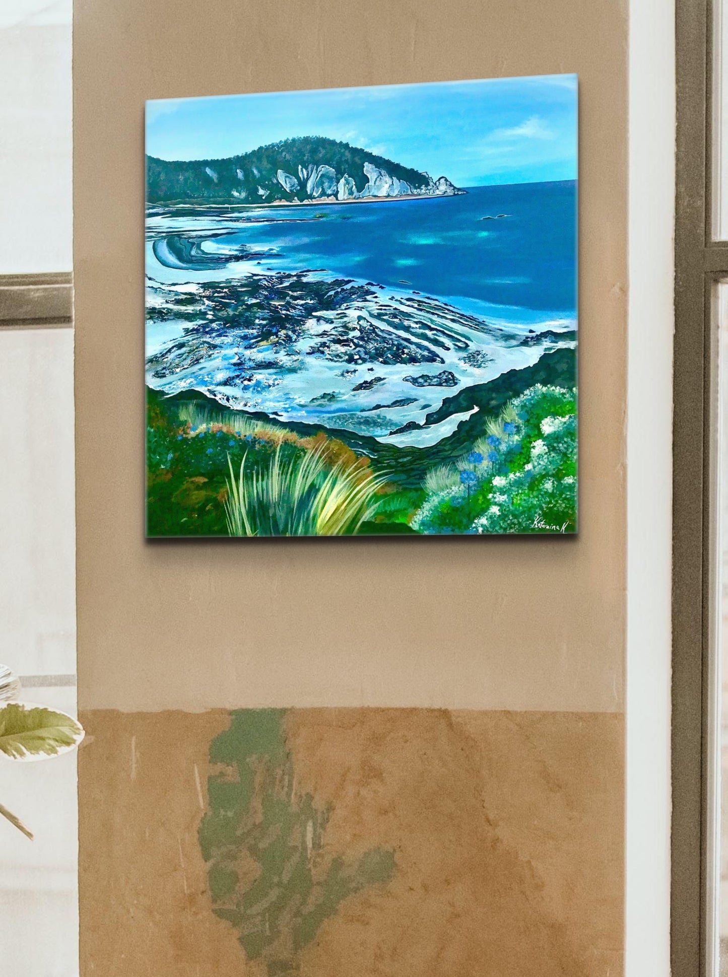 'On The Rocks' canvas print