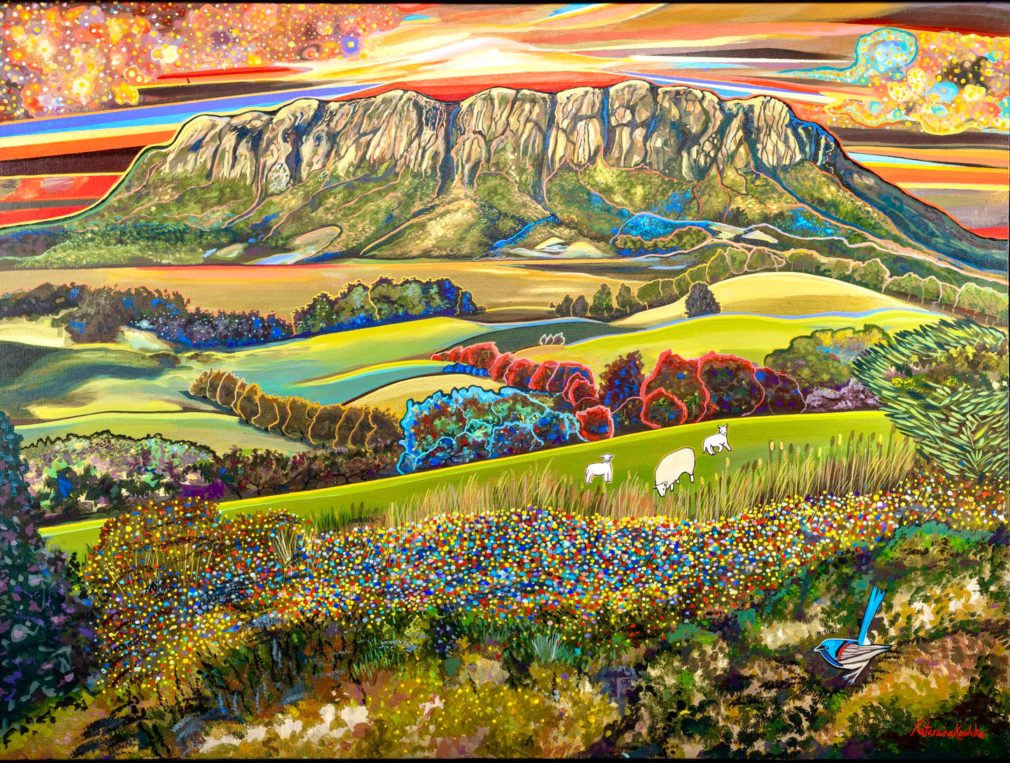 'Her Majesty, Mt Roland' acrylic print