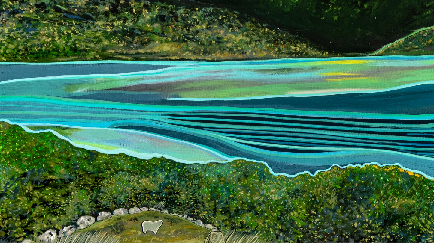 'Lights Of Cradle' acrylic print