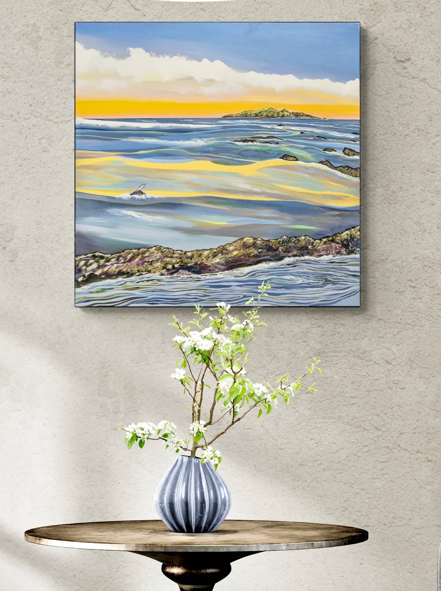 'Sunrise at Sisters' canvas print