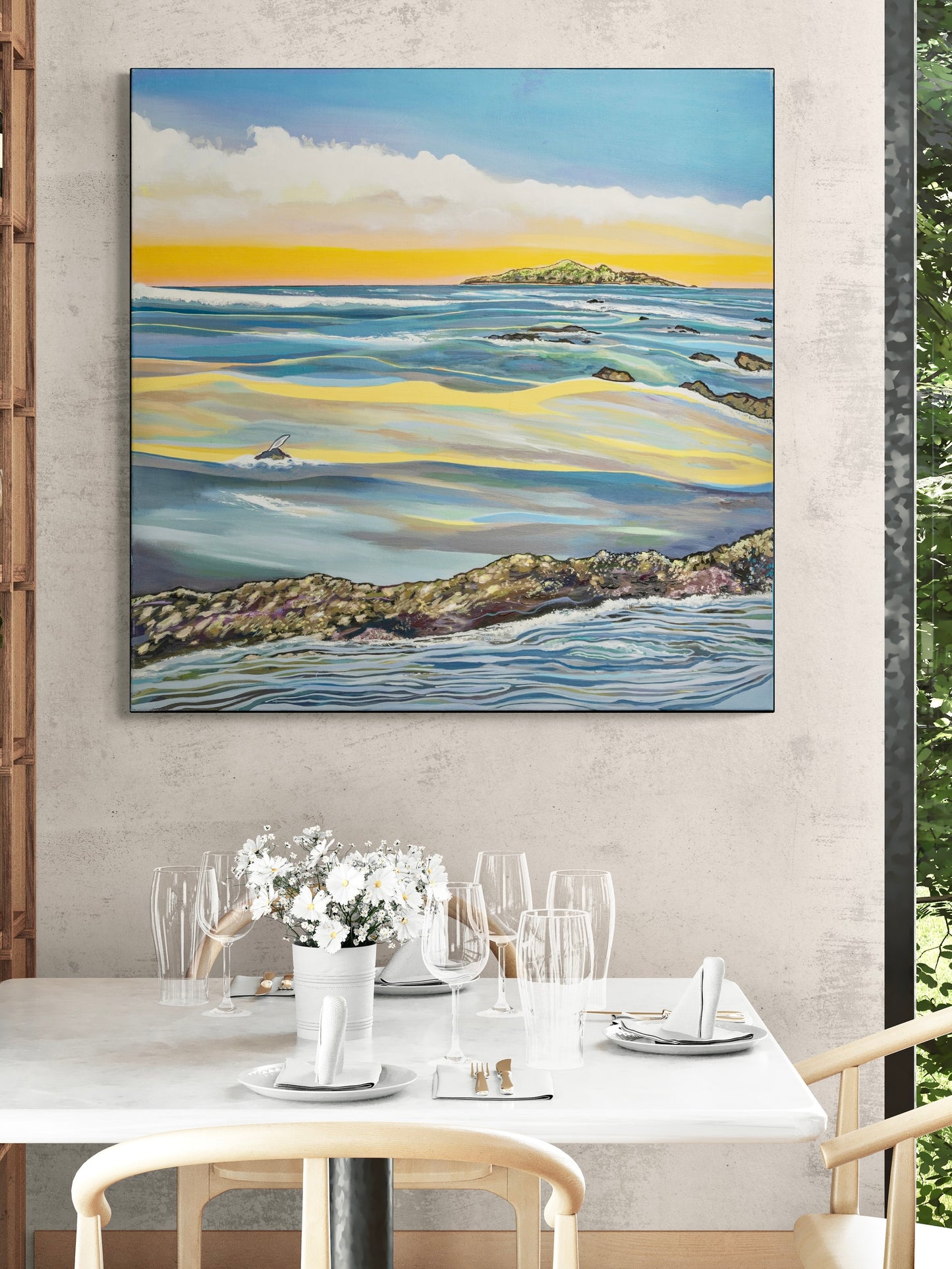'Sunrise at Sisters' canvas print