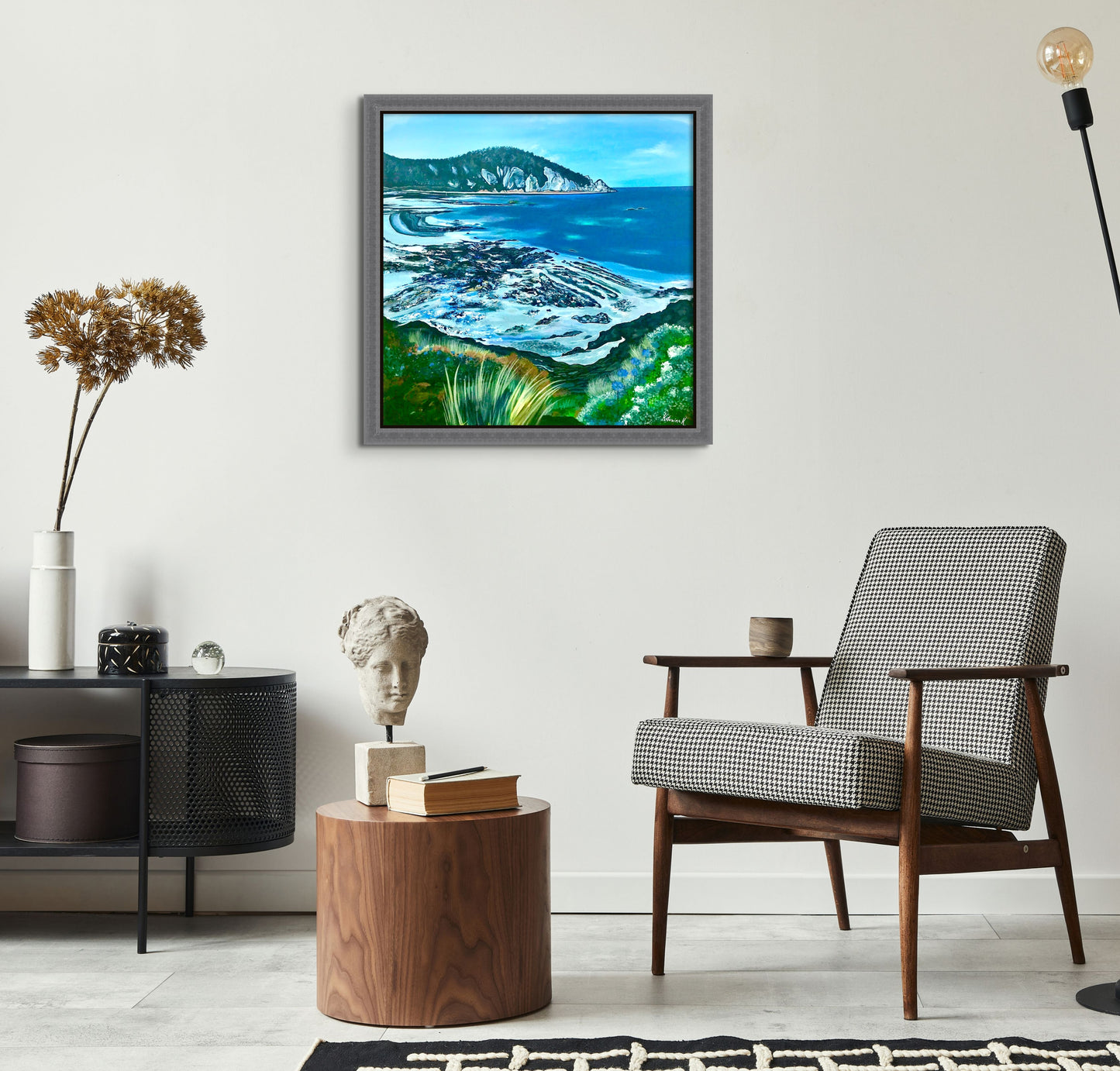 'On The Rocks' canvas print