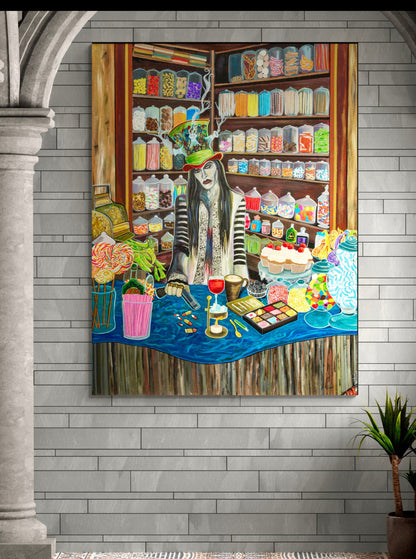 'Seduction of Indulgence' canvas print