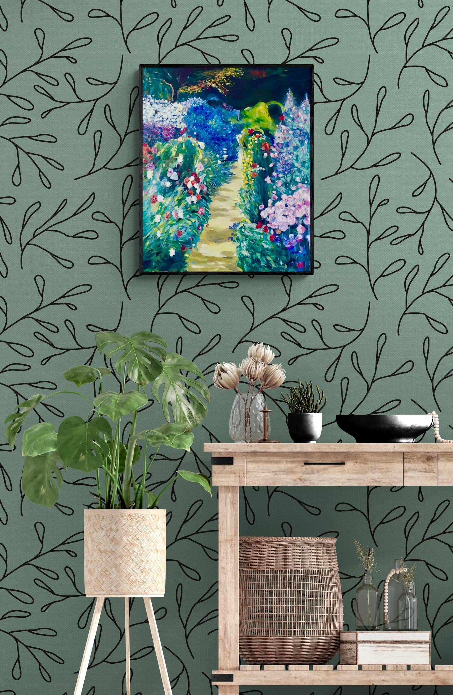 'Down The Garden Path' acrylic print