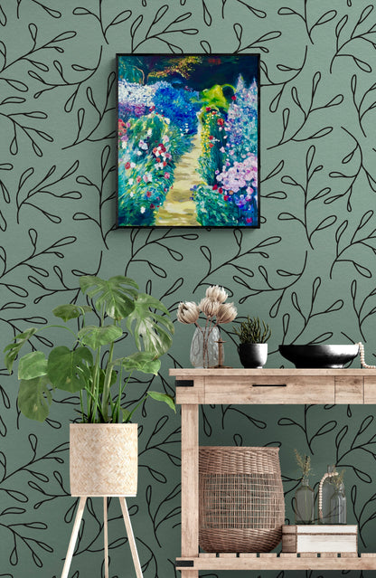 'Down The Garden Path' acrylic print