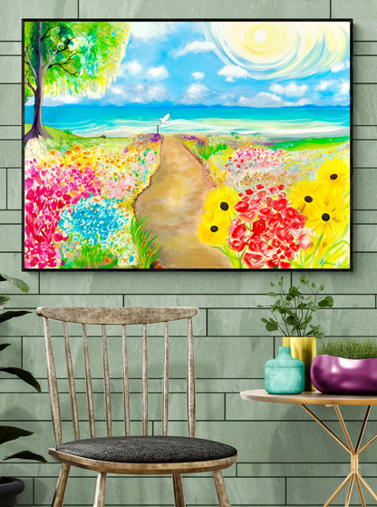 'Live And Let Live' acrylic print