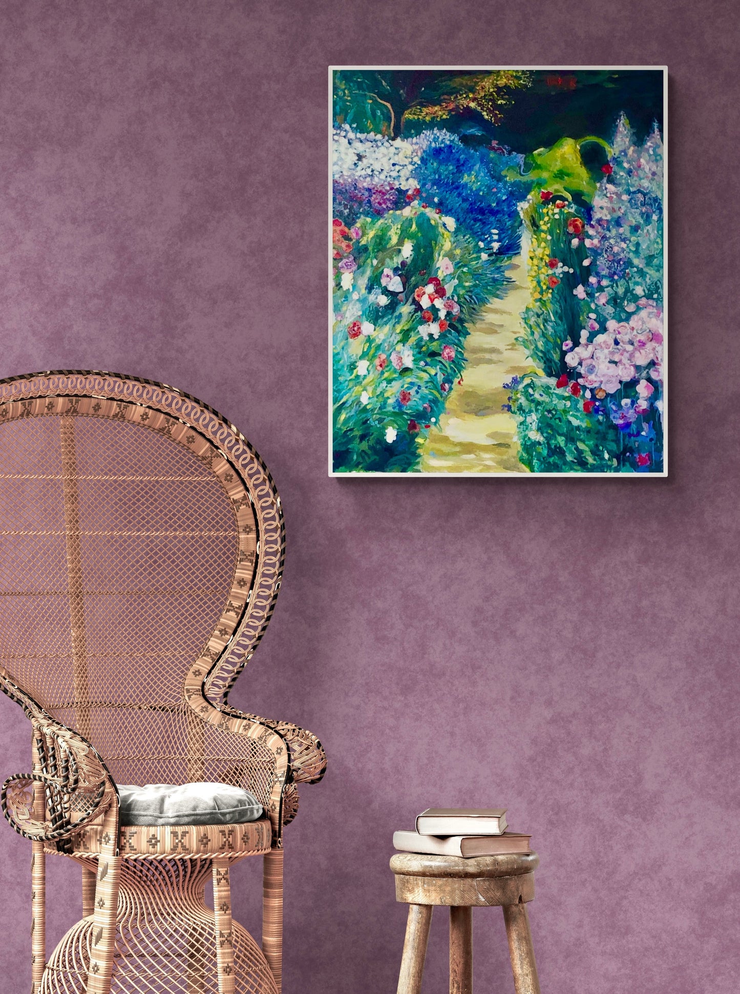 'Down The Garden Path' acrylic print