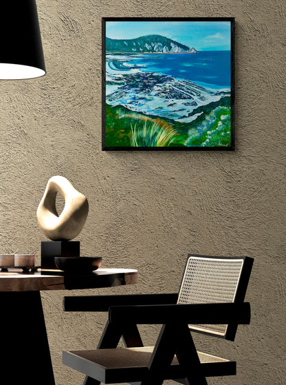 'On The Rocks' canvas print