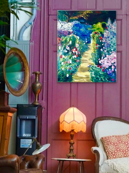 'Down The Garden Path' acrylic print