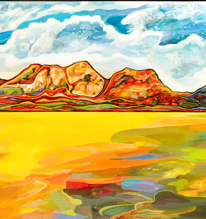 'Bay Of Fiery Hazards' acrylic print