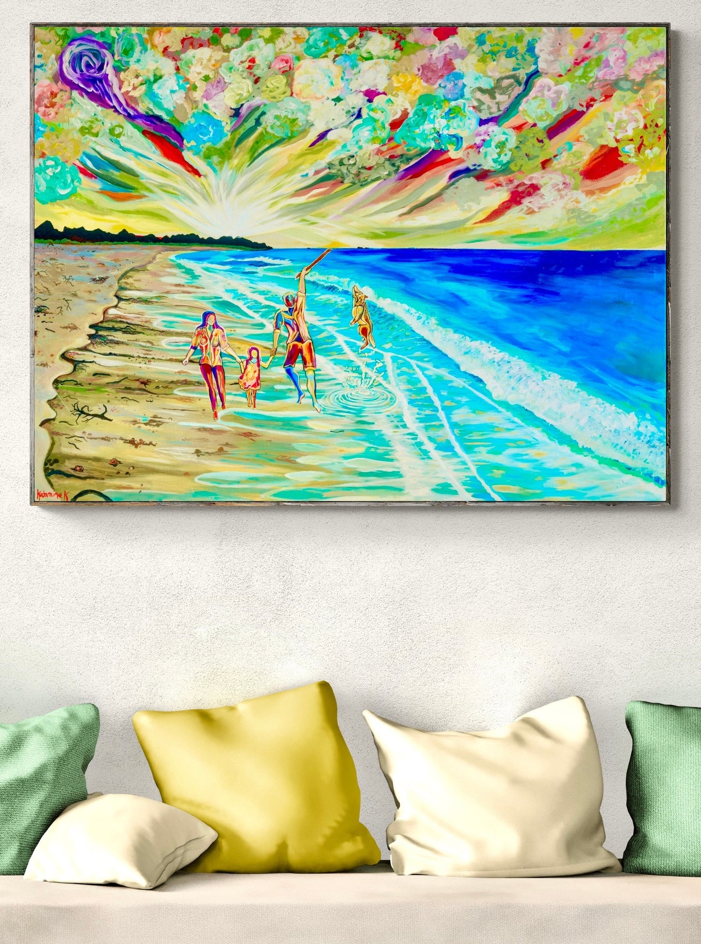 'Day Out At The Beach' acrylic print