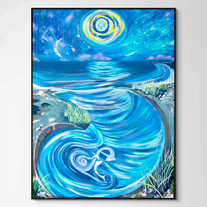 'Swim Of The Night Souls' canvas print