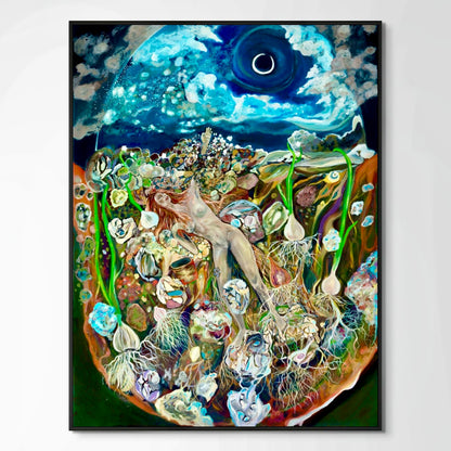'Dark Of The Moon Women' Canvas Print