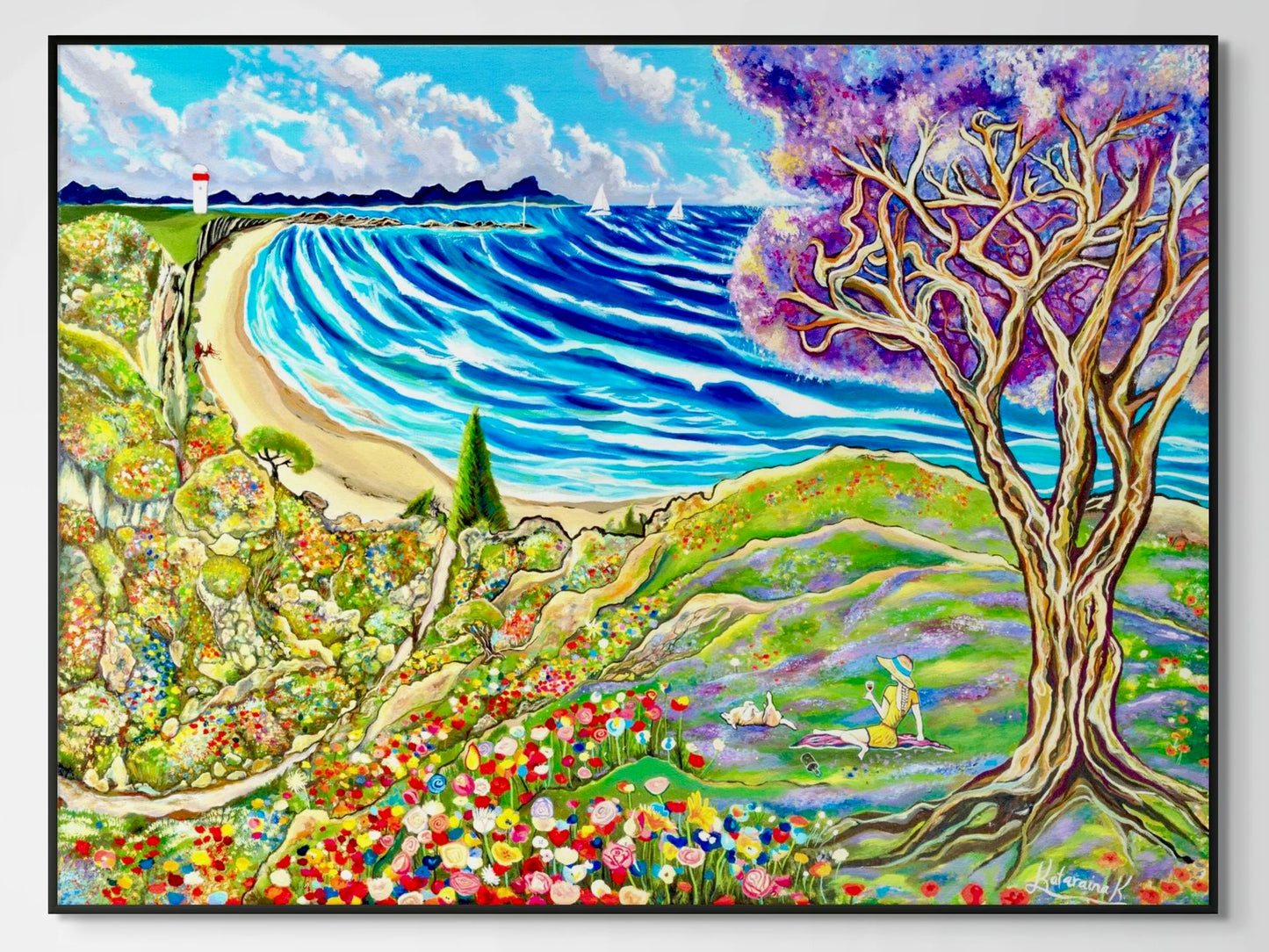 'Inlove With Life' canvas print