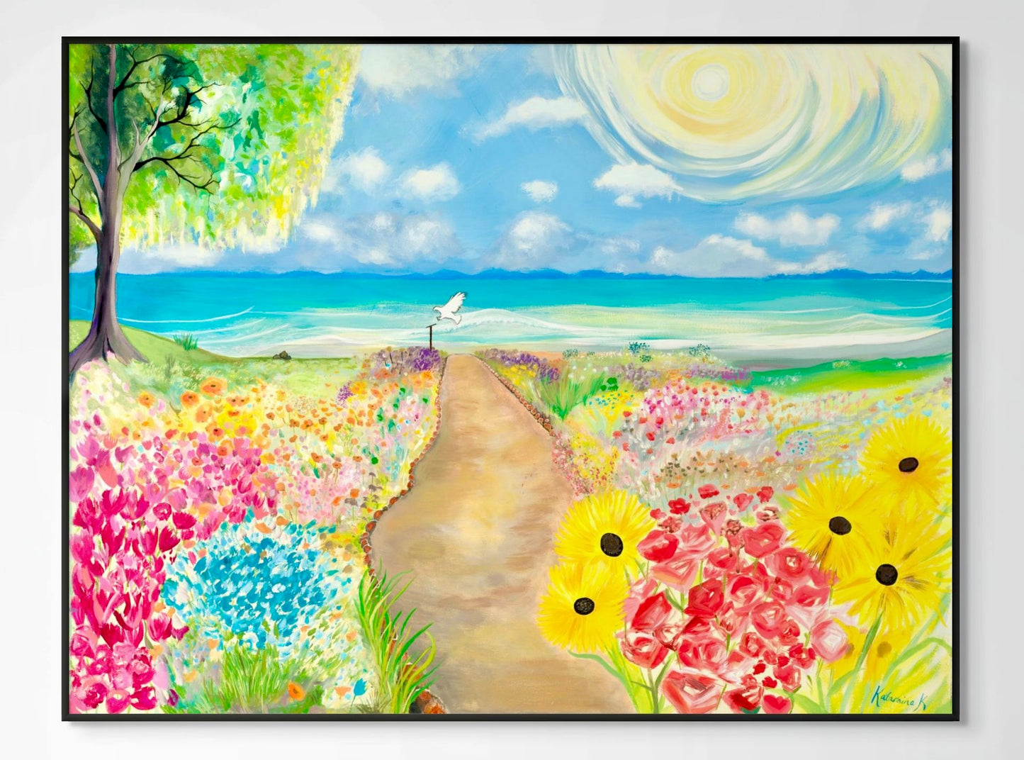 'Live And Let Live' Canvas Print