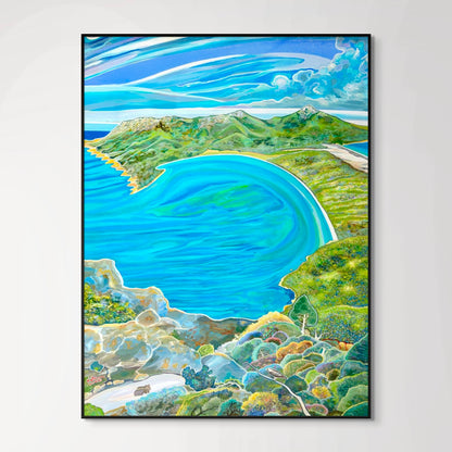 'Wineglass Bay Holiday' canvas print