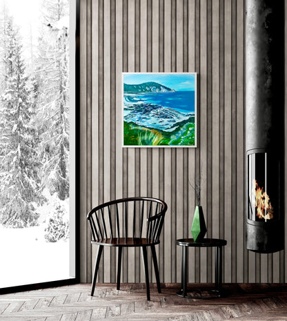 'On The Rocks' canvas print