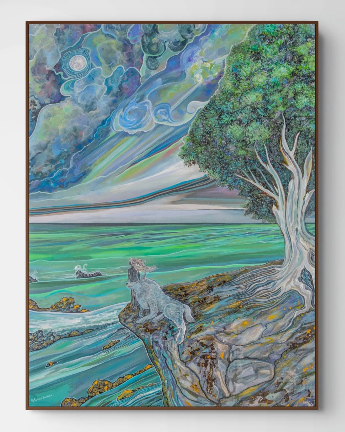 'The Old World' canvas print