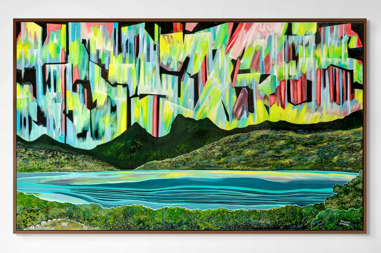 'Lights Of Cradle' canvas print