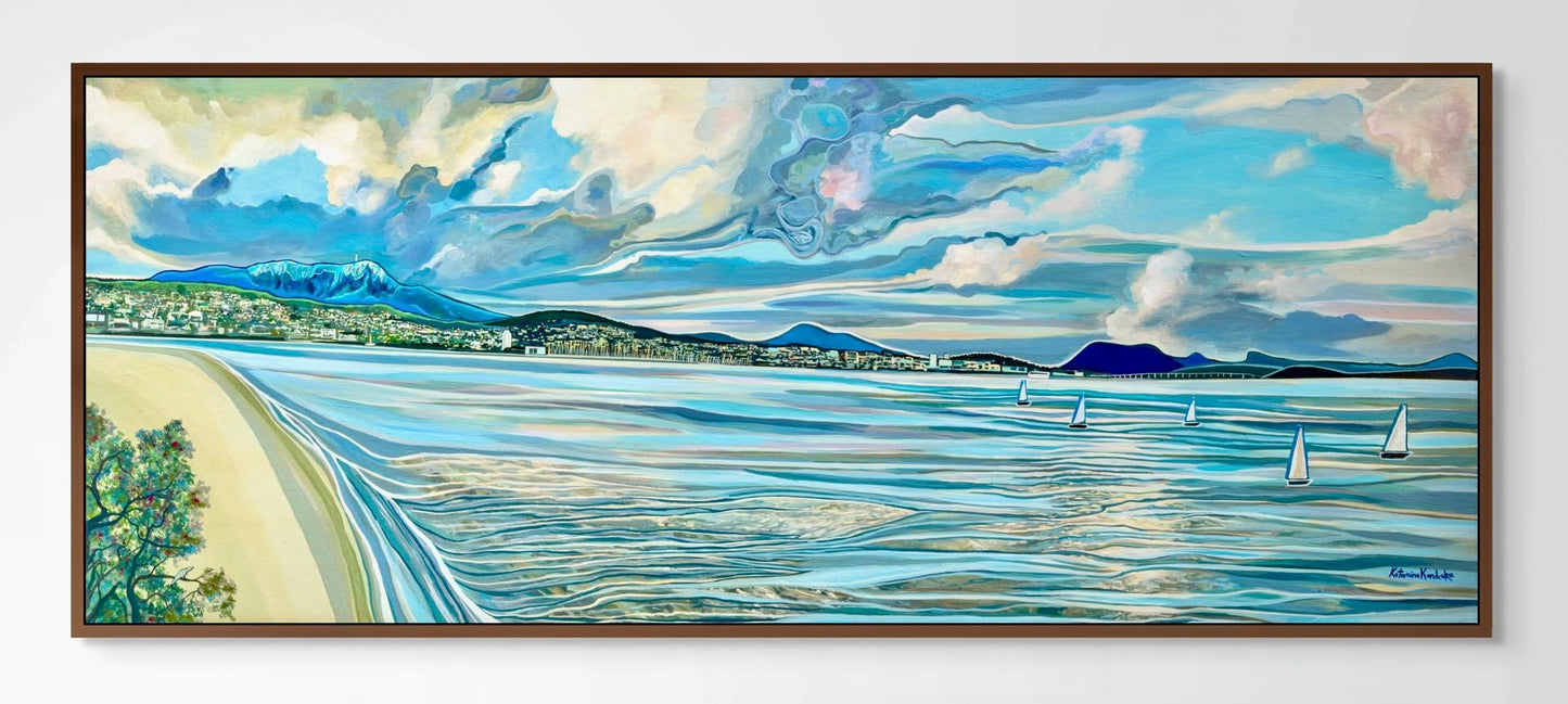 'Down By The Derwent' canvas print