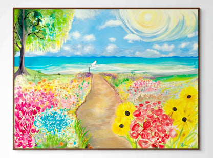 'Live And Let Live' Canvas Print