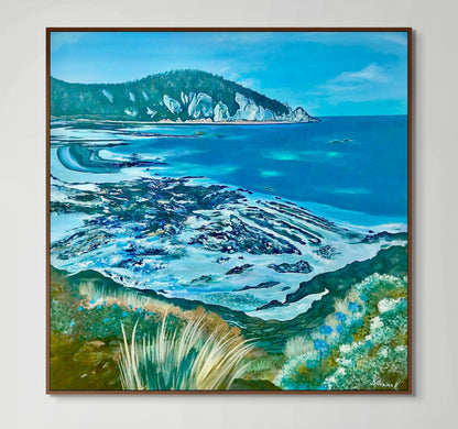 'On The Rocks' canvas print