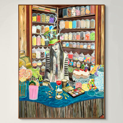 'Seduction of Indulgence' canvas print