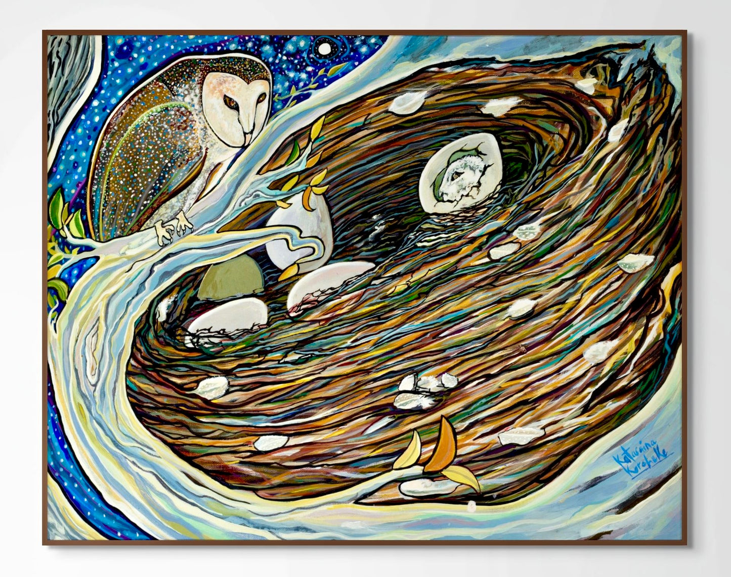 'Midnight Miracle' canvas print