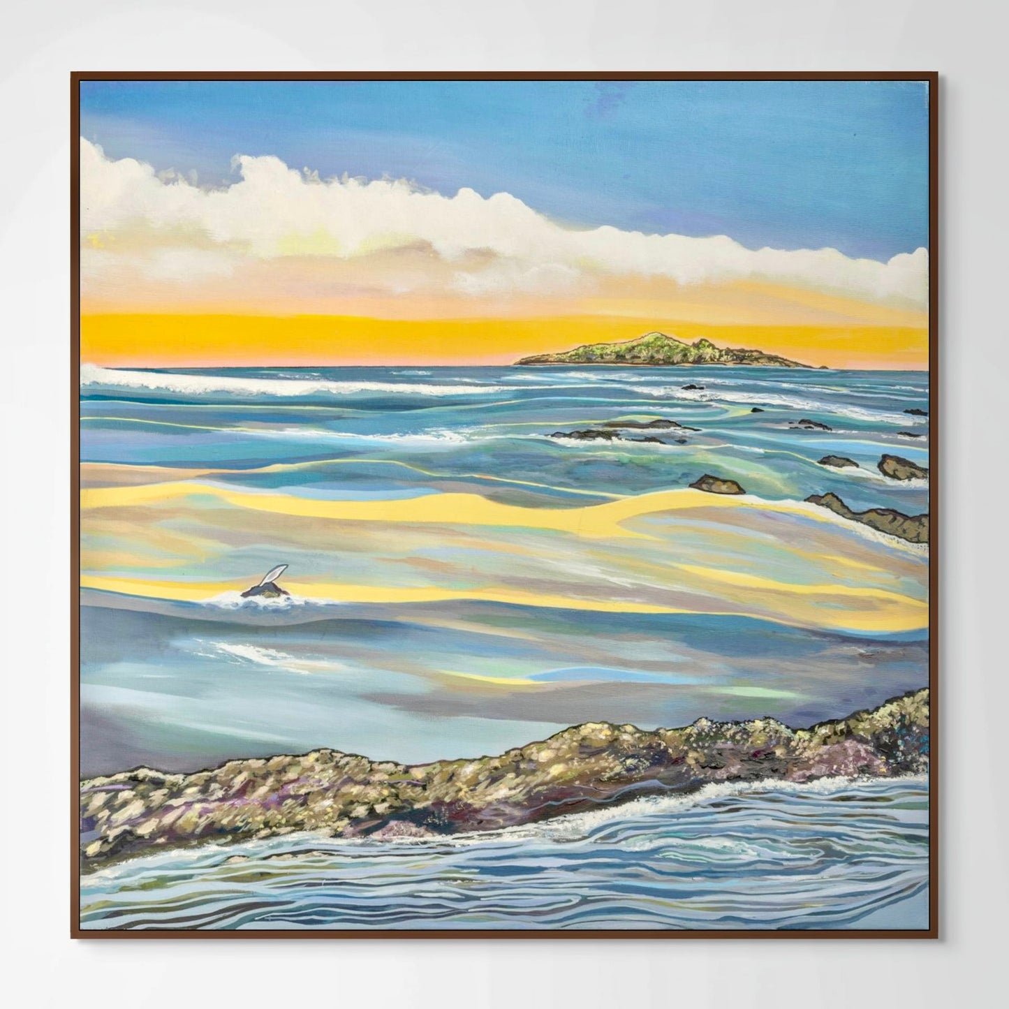 'Sunrise at Sisters' canvas print