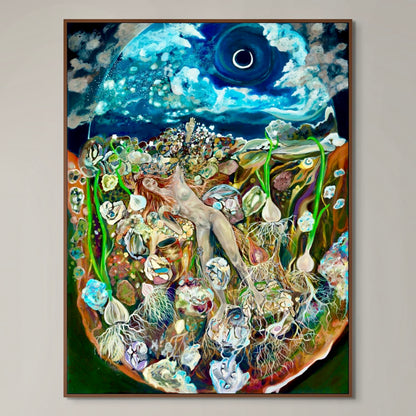 'Dark Of The Moon Women' Canvas Print