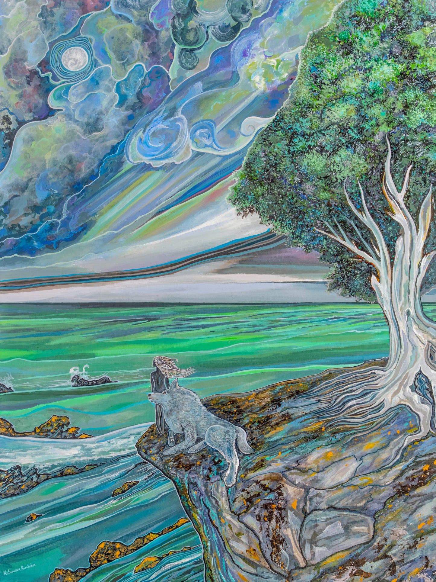 'The Old World' original painting