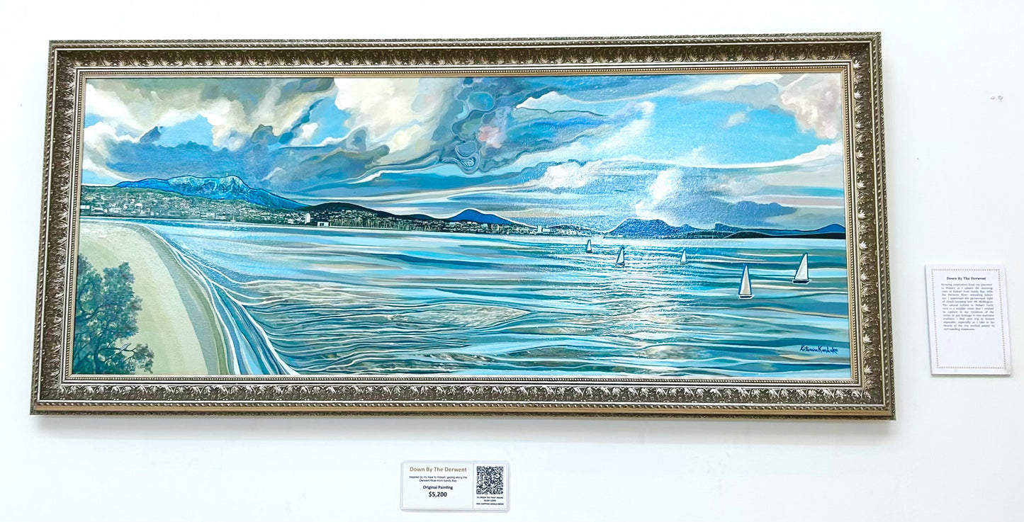 'Down By The Derwent' original painting