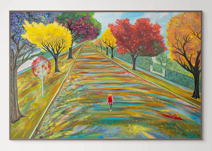 'Autumn At Evandale' canvas print