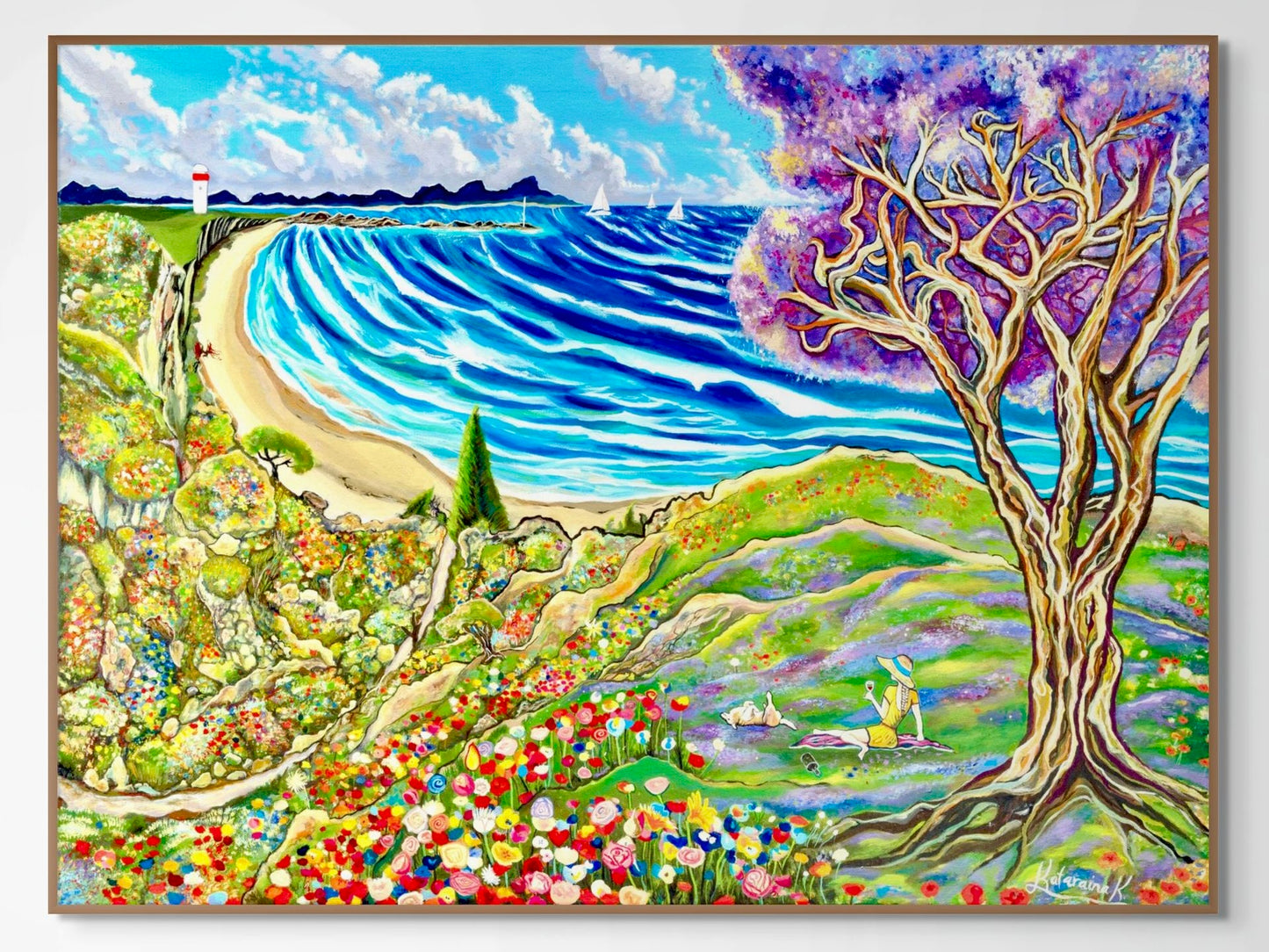'Inlove With Life' canvas print