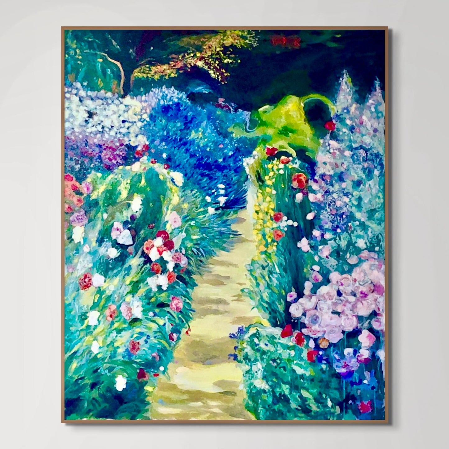 'Down The Garden Path' canvas print