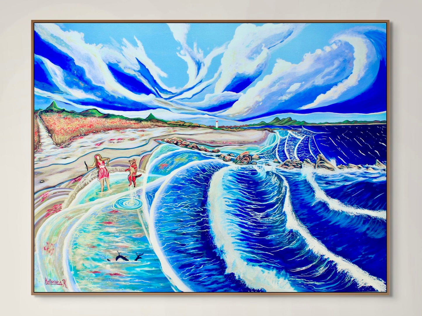 'Free and Alive' canvas print