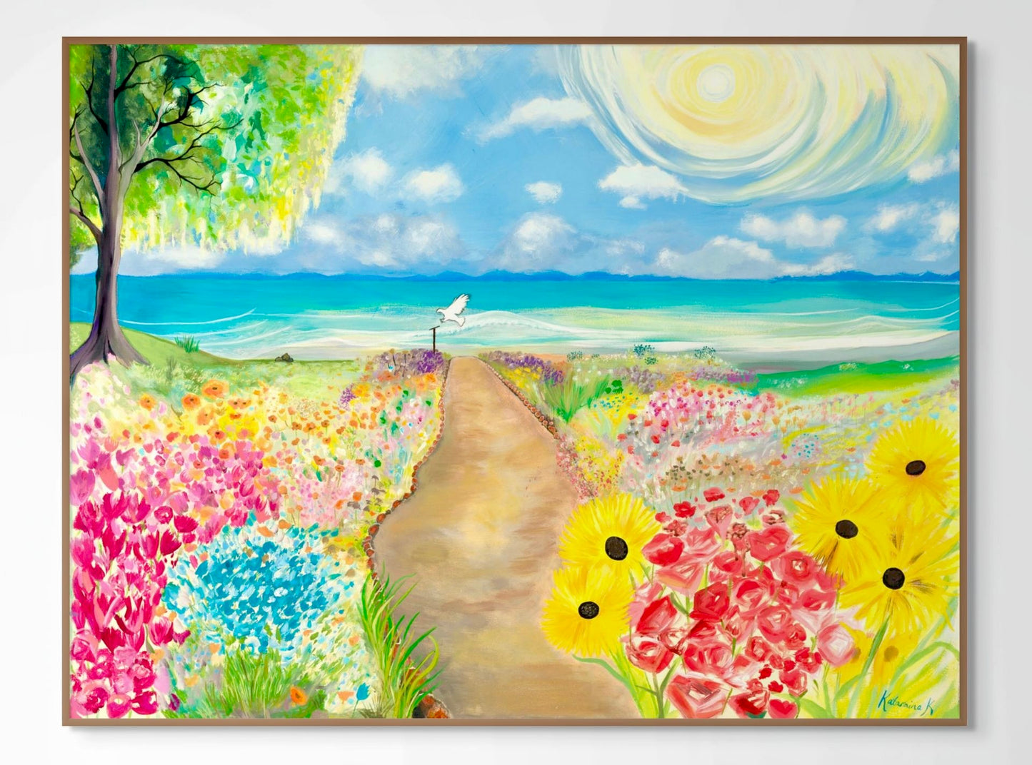 'Live And Let Live' Canvas Print