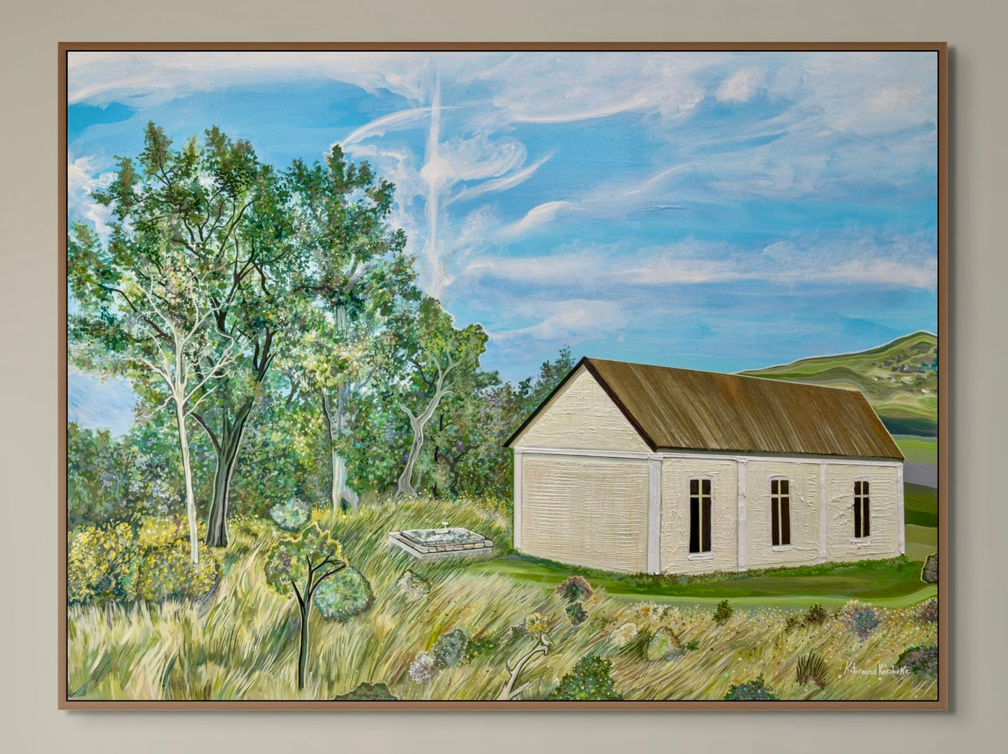 'Beyond The Grave' canvas print