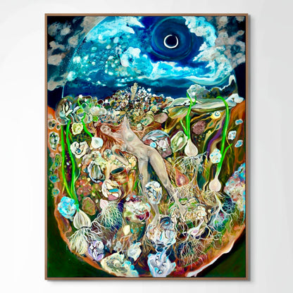 'Dark Of The Moon Women' Canvas Print