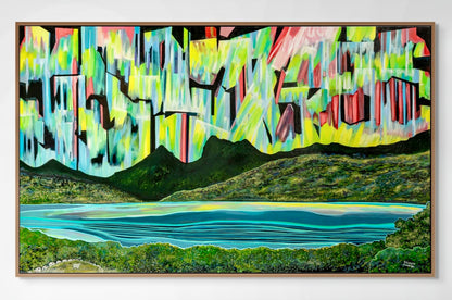 'Lights Of Cradle' canvas print